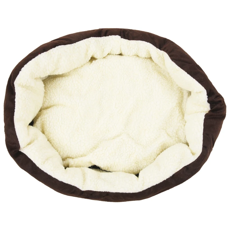 Cart Basket Niche removable cushion House Bed For Dog Cat Pet Size S 46*42*15cm COFFE | Дом и сад