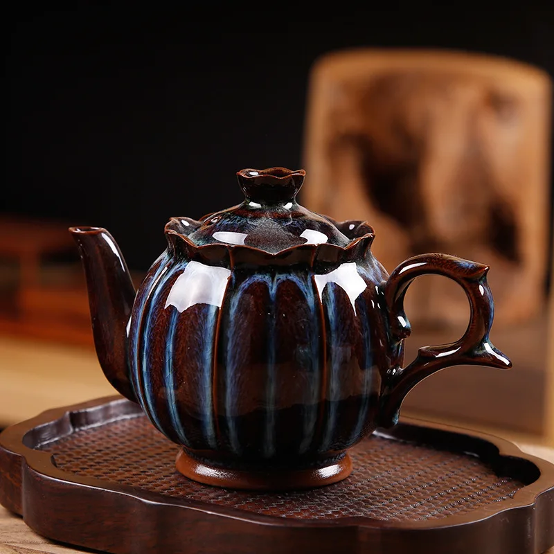 The Kiln Porcelain Teapot Filter dan hu Ceramic Kung Fu Tea Single yao Variable Drawing pao cha Home | Дом и сад