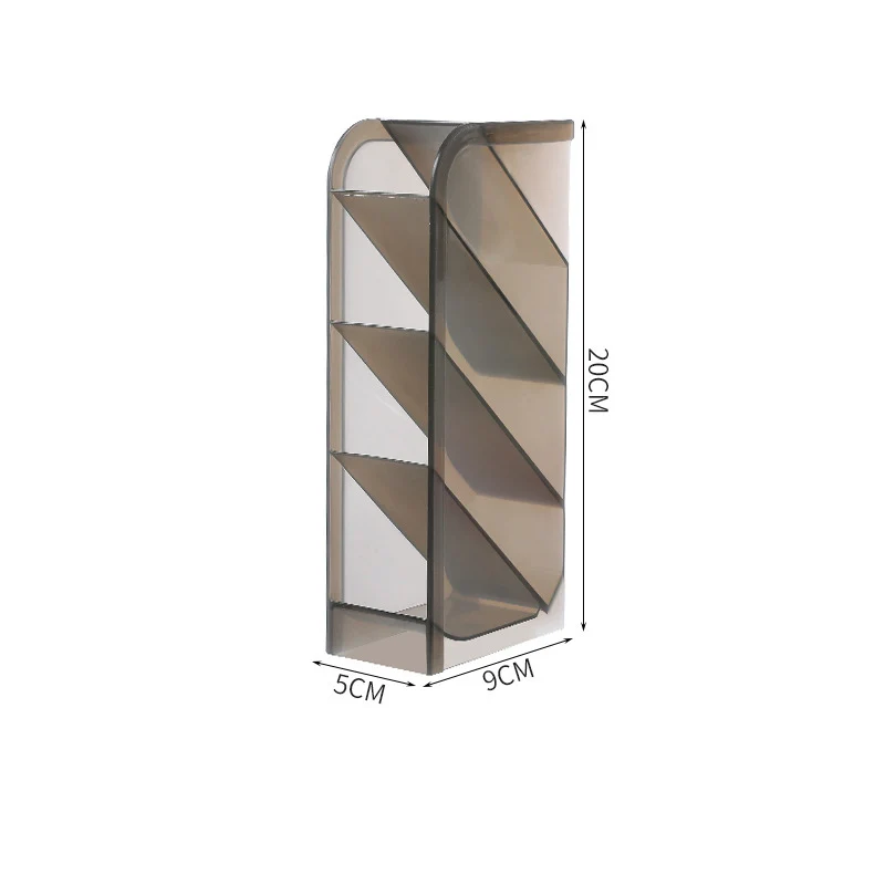 5 Многофункциональный 4 сетки Настольный держатель для ручек офиса школы ящик для хранения прозрачный белый черный пластиковый ящик Настольный карандаш ручка Органайзер - Цвет: 5