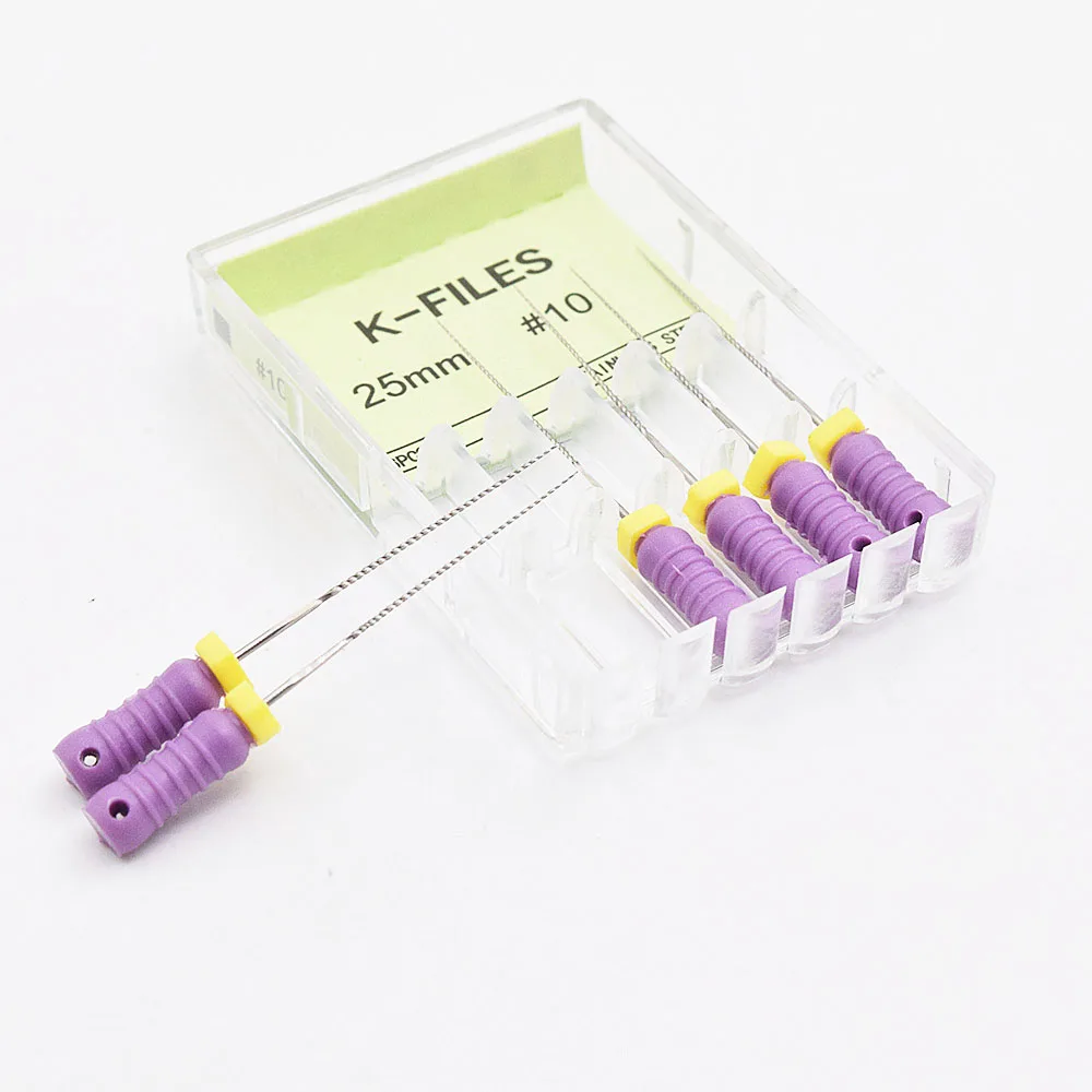 1 коробка эндододонтический корневой канал нержавеющая сталь K-файлы