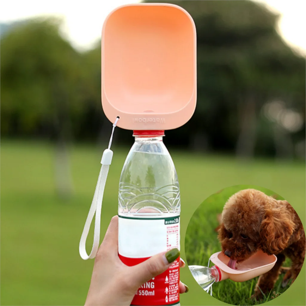 

Pet Dog Travel Water Bottle Portable Dogs Water Bottle Drinking Water Feeder For Dog Cat Outdoor Water Bowl Bottle Pets Supplies
