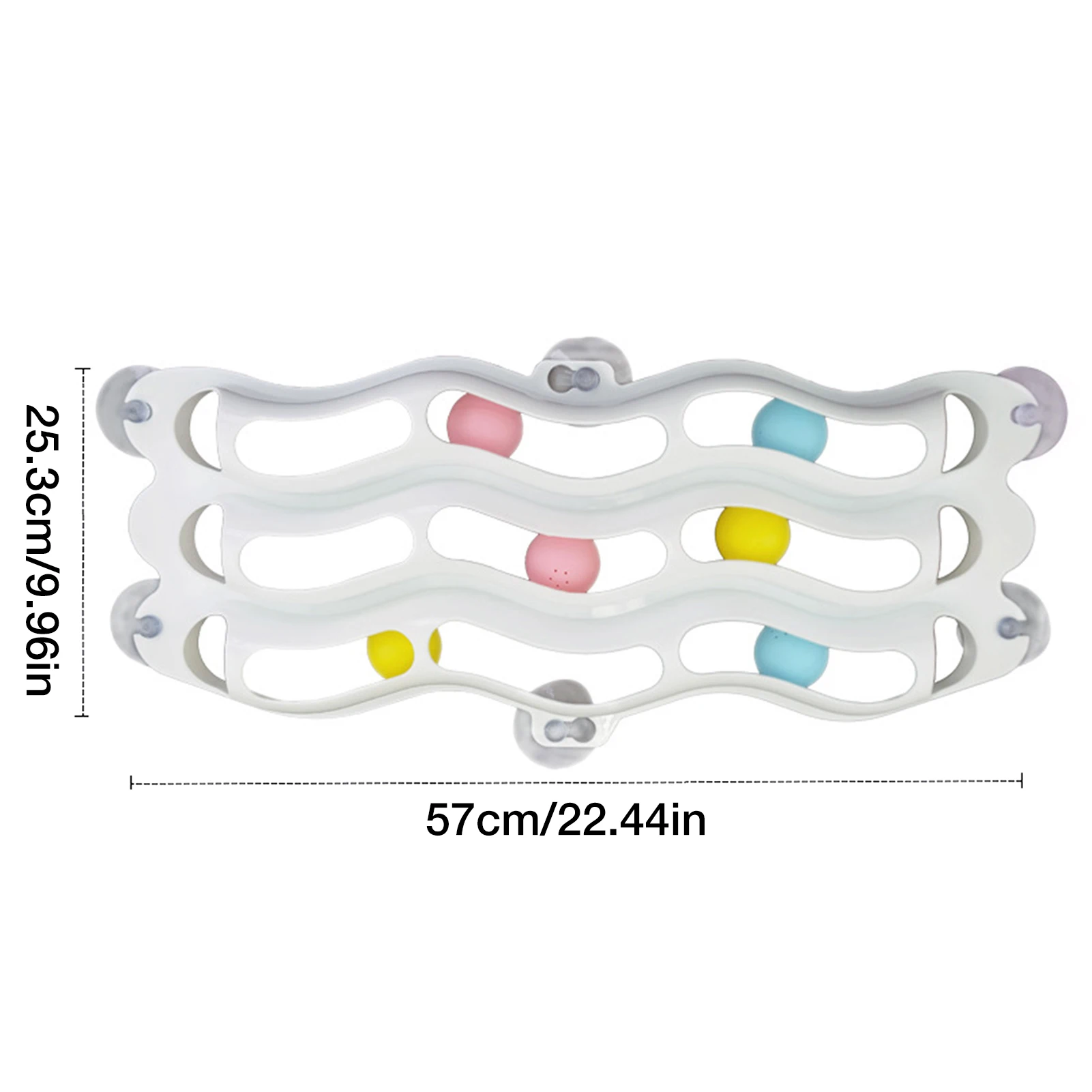 

Pet Cat Sucker Window Sill 3 Layer Track Toy Ball Funny Cat Exercises Intellectual Toys Self Fun Toys On The Wall For Indoor #