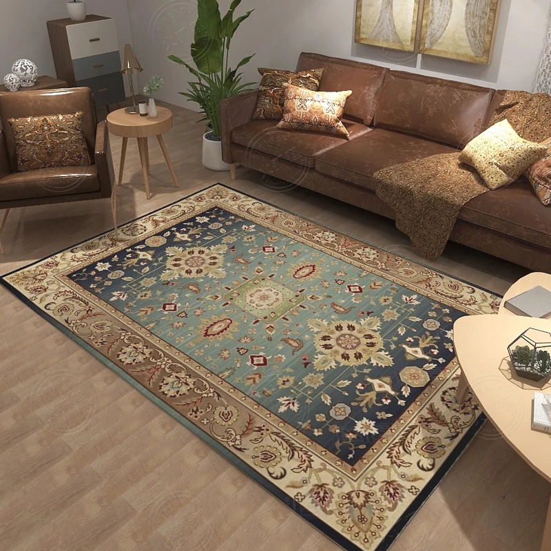 

Classic Turkey Study Floor Mat Coffee Table Area Rug Persian Style Carpets For Living Room Luxurious Bedroom Rugs And Carpets