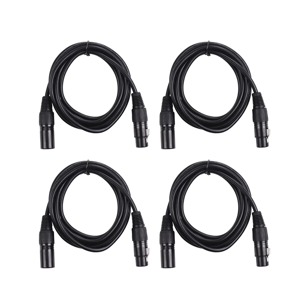 4/ 8 шт. 2 метров DMX сценический светильник кабель провода с 3 контактный сигнала