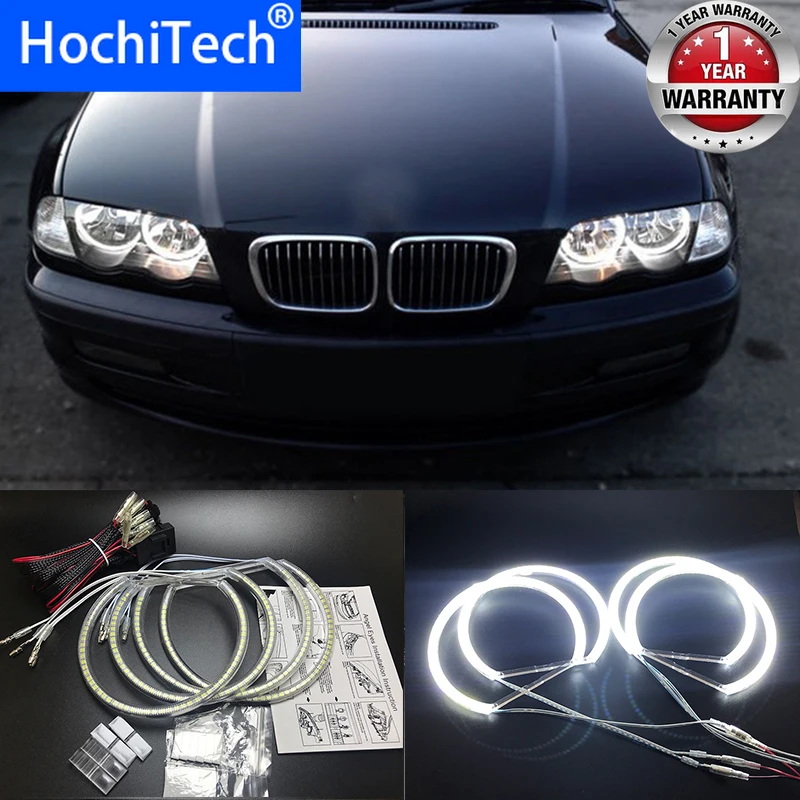 HochiTech супер ярсветильник SMD светодиодсветодиодный глаза ангела для BMW E46 NON PROJECT Coupe
