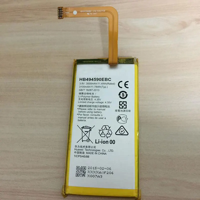 ALLCCX аккумулятор для мобильного телефона HB494590EBC Huawei Ascend G628 TL00 Honor 7 хорошего