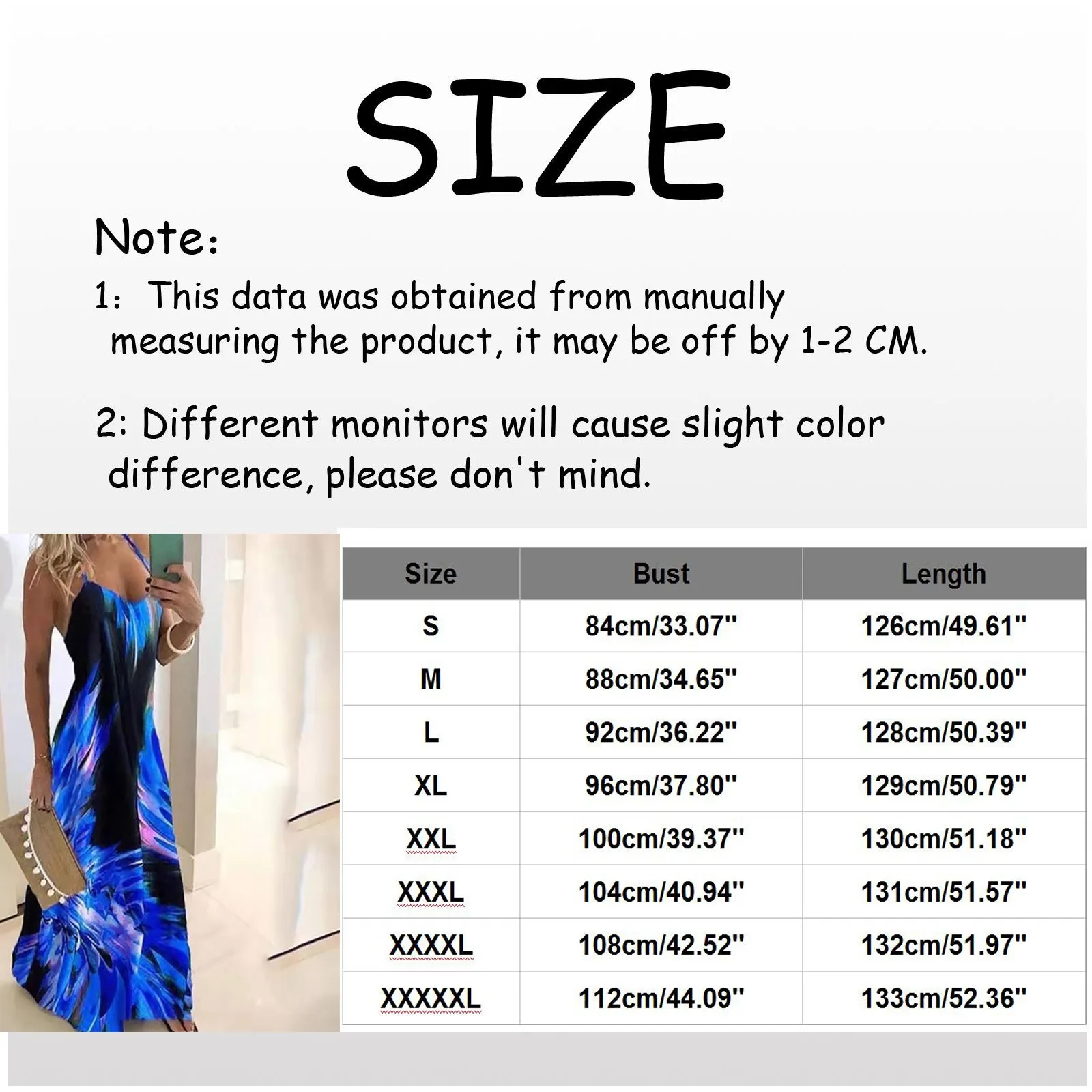 

Women Casual Loose V-neck Casual Color Matching Ethnic Style Suspender Printed long dress female ins online trend hot sale