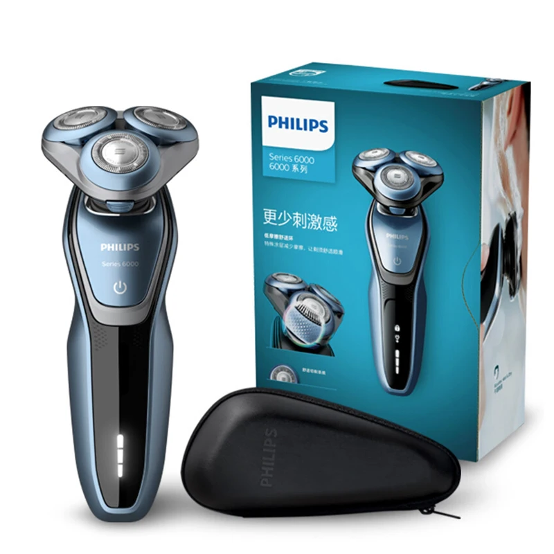 

Philips Wet and Dry Men Electric Shaver S6015 / 16 for Face with Comfortable Blade System 100-240 Volts 1 Hour Fast Charge Multi