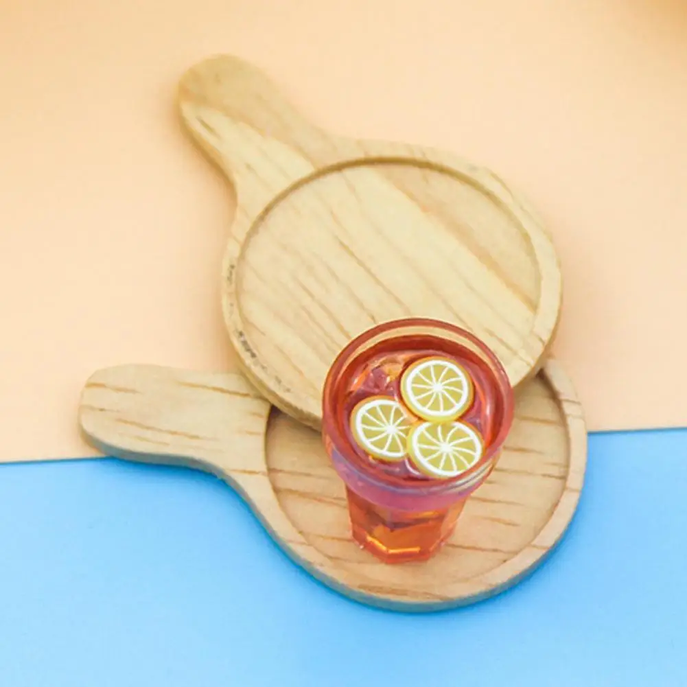 

1/12 Dollhouse Restaurant Food Scene Mini Lemon Tea Model Toy DIY Craft Props