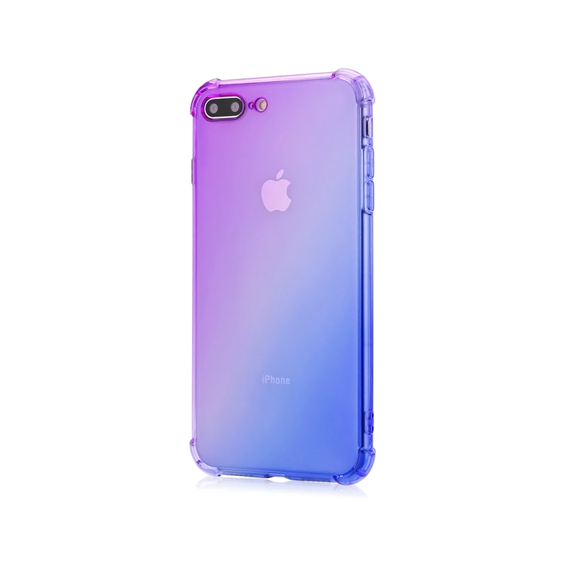 Ударопрочный градиентный цвет термополиуретан чехол для iPhone 11 Pro Max 8 7 6 Plus