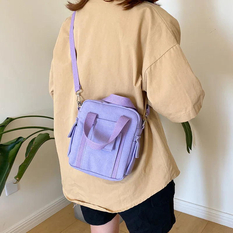 Сумки женские через плечо 2020 новые модные холщовые сумки-мессенджеры школьные