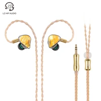 lz a2 pro resin in ear monitor 1 dynamic2 knowles ba hybrid 3 driver hifi earphone sport music earbud detachable 2pin cable
