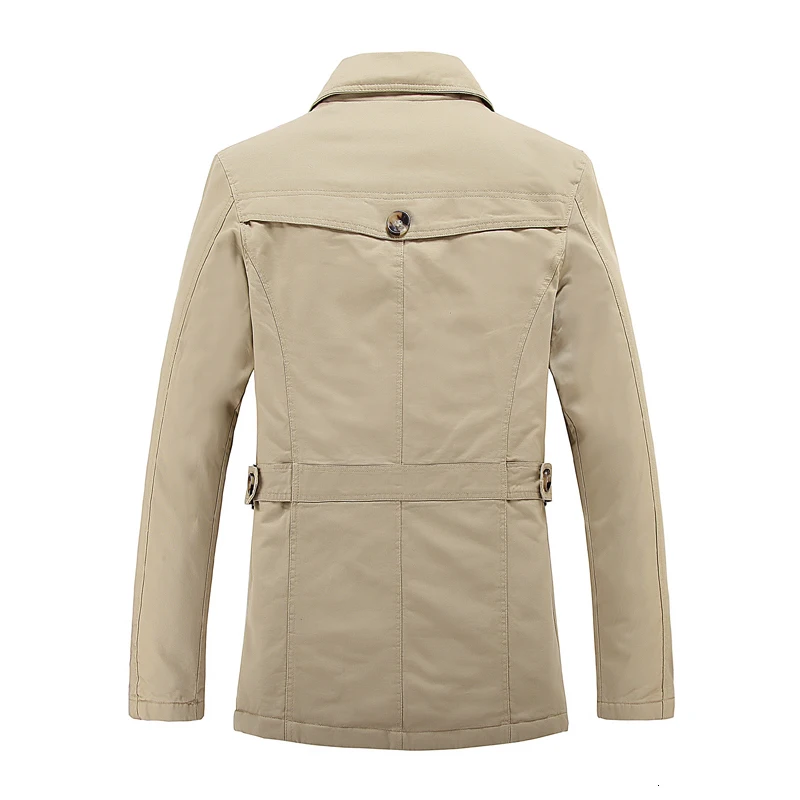 Chamarras Para Hombre Mens Long Coats Trench Coat Men 2019 Male Loose Leisure Time Jacket Windbreaker Abrigo |