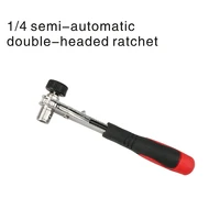 14 semi automatic double headed ratchet home grip tool spanner screwdriver bit wrench repair mini hand tools dual use