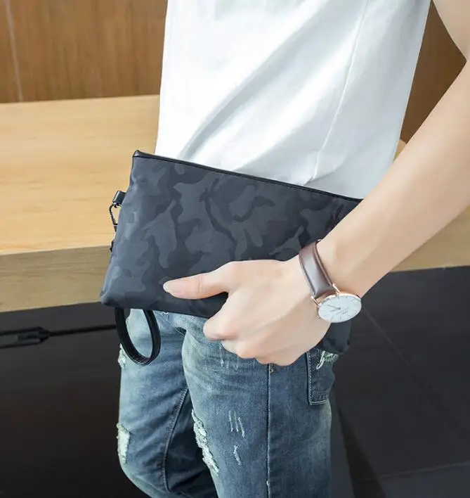 Деловой Повседневный Камуфляжный клатч конверт водонепроницаемый мужской