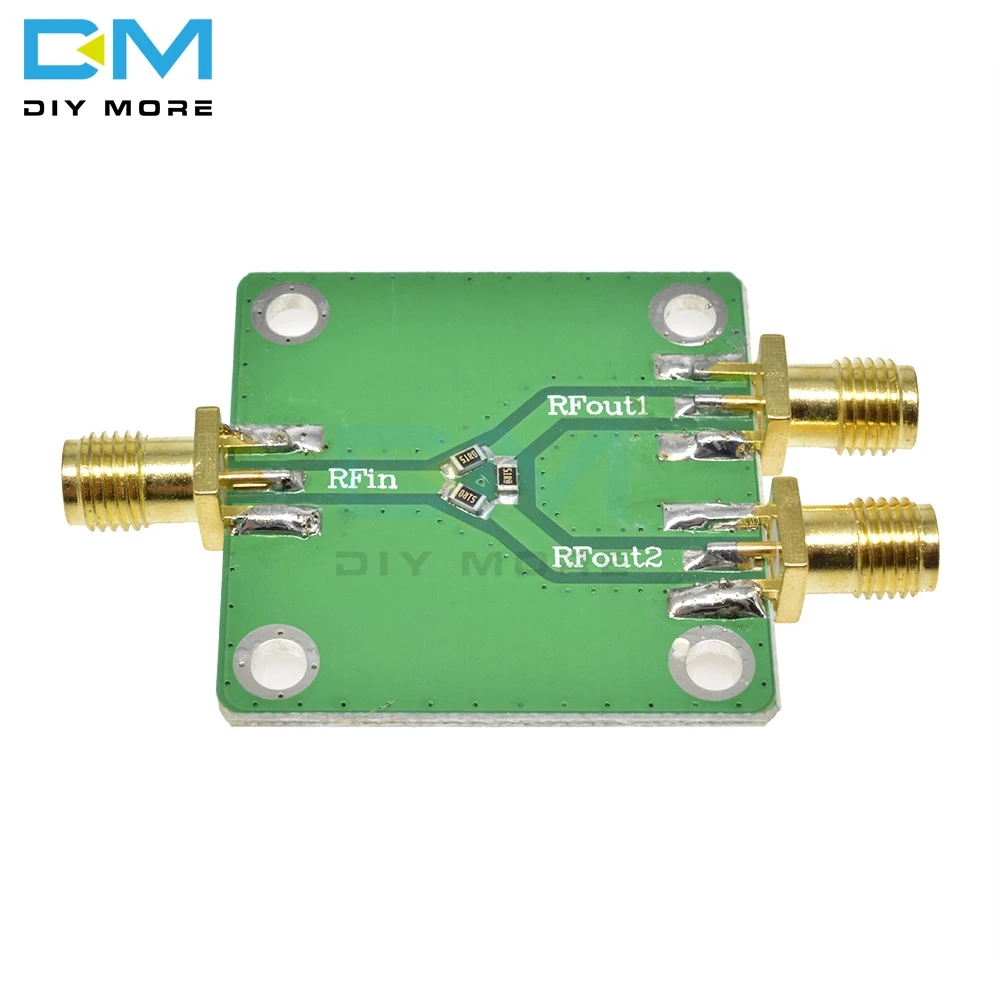 DC-5G RF Microwave Resistor Power Distributor Module Microwave Power Splitter Radio Frequency Divider 1 split 2 SMA-K 50 ohms