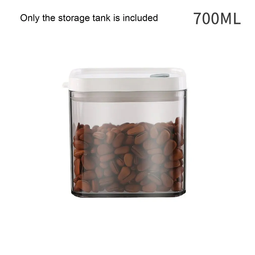 

Food-grade Buckle Transparent Whole Grains Airtight Can Refrigerator Plastic Square Moisture-proof Storage Box
