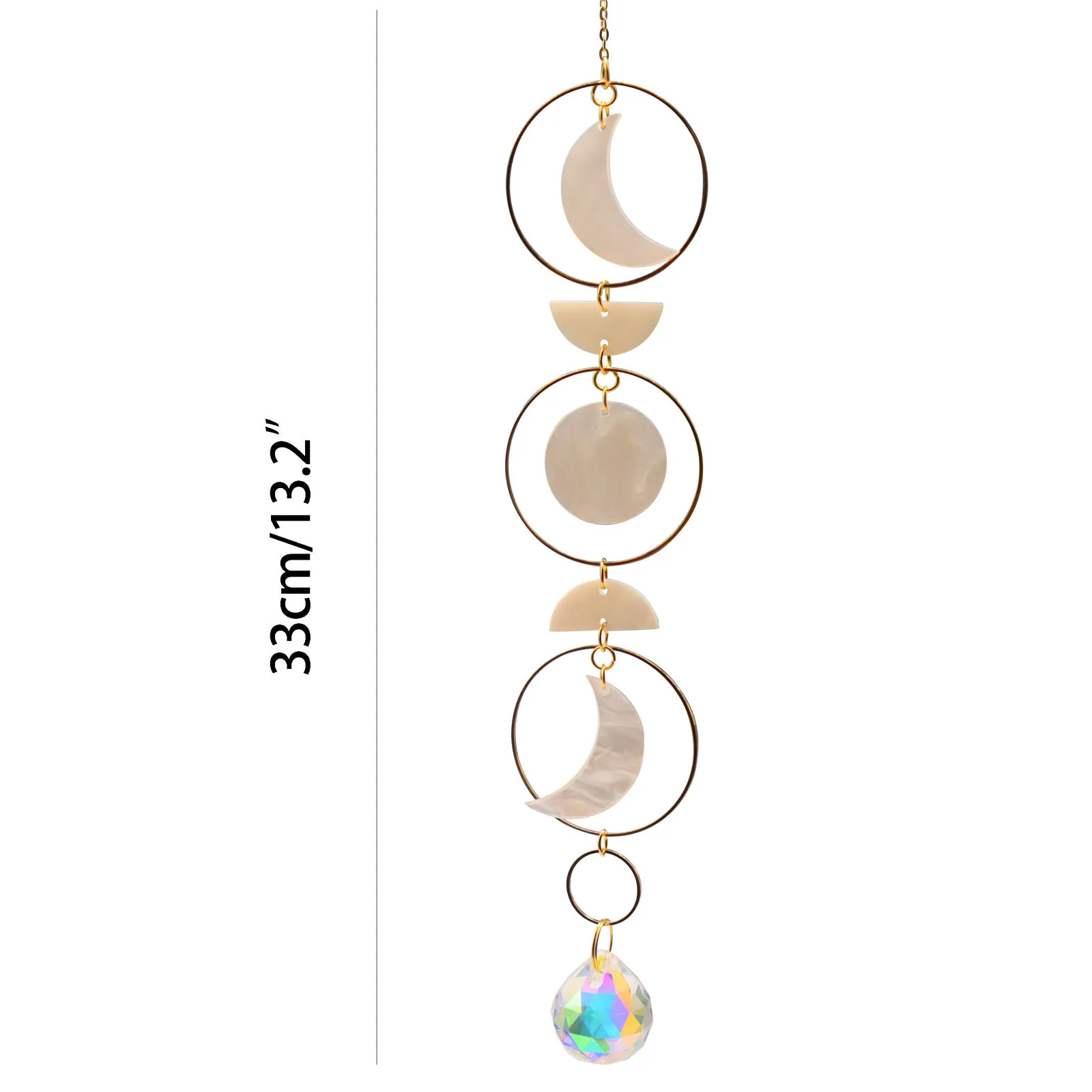 

Crystal Suncatcher Hanging Ornament Crystals Ball Prism Rainbow Maker for Home, Office, Garden Decoration, Window Hanging Decor