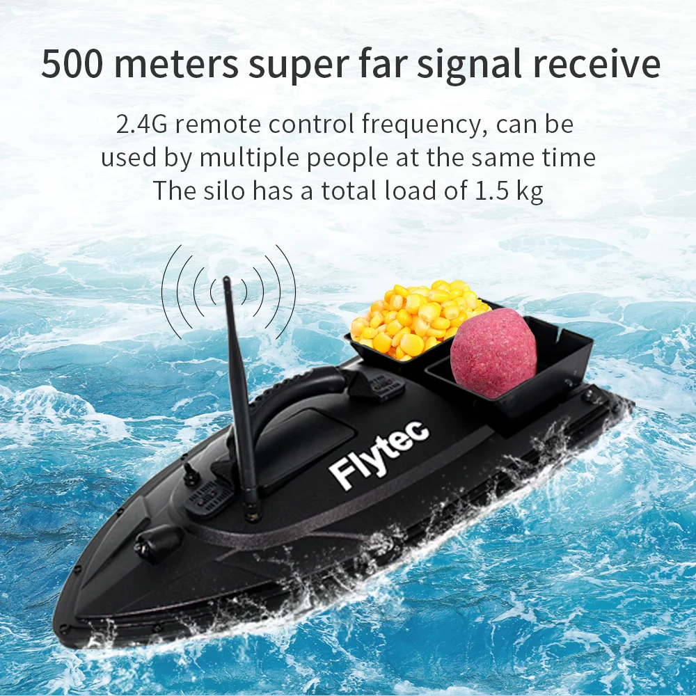 Радиоуправляемая лодка Flytec 2011-5 для рыбалки нагрузка 1 5 кг дальность 500 м взрослых