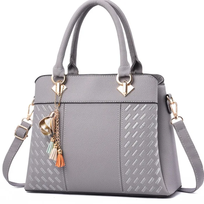 Light Gray Новые роскошные сумки, женские сумки, дизайнерские сумки для женщин, женские сумки через плечо, дизайнерские сумки, высокое качество, сумка для покупок - Цвет: Light Gray