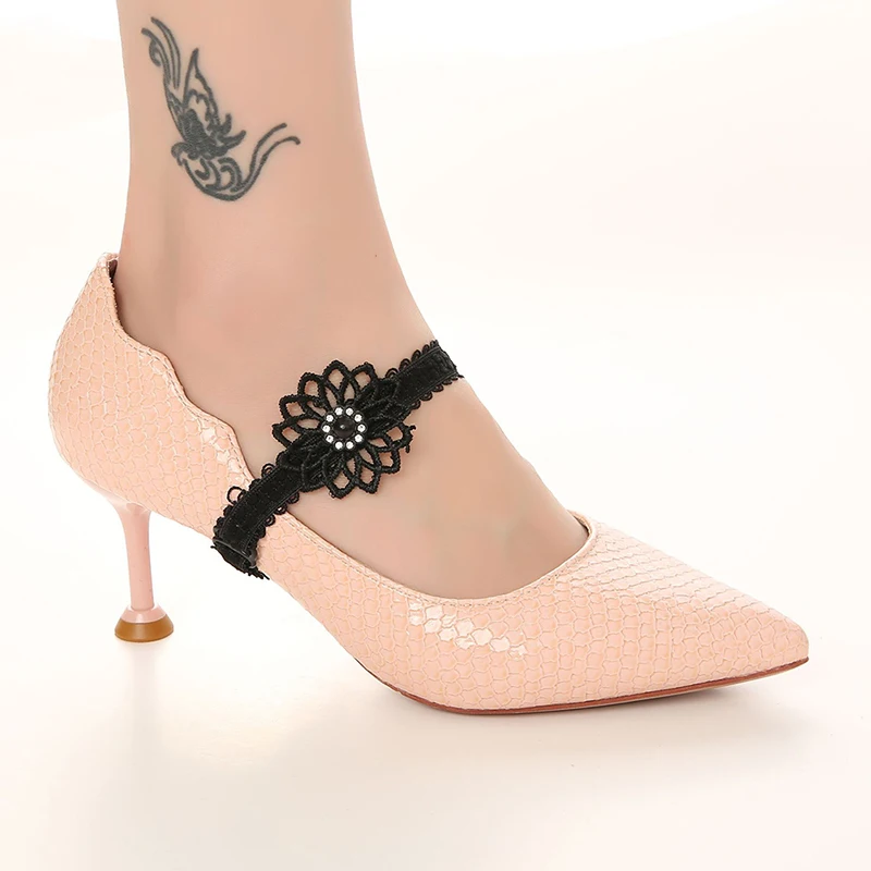 Anti-falling Artifact Lazy People Tying Laces High-heeled Shoes Shoelace Lazy Lace Easy To Installation Shoelace Charm Stretch