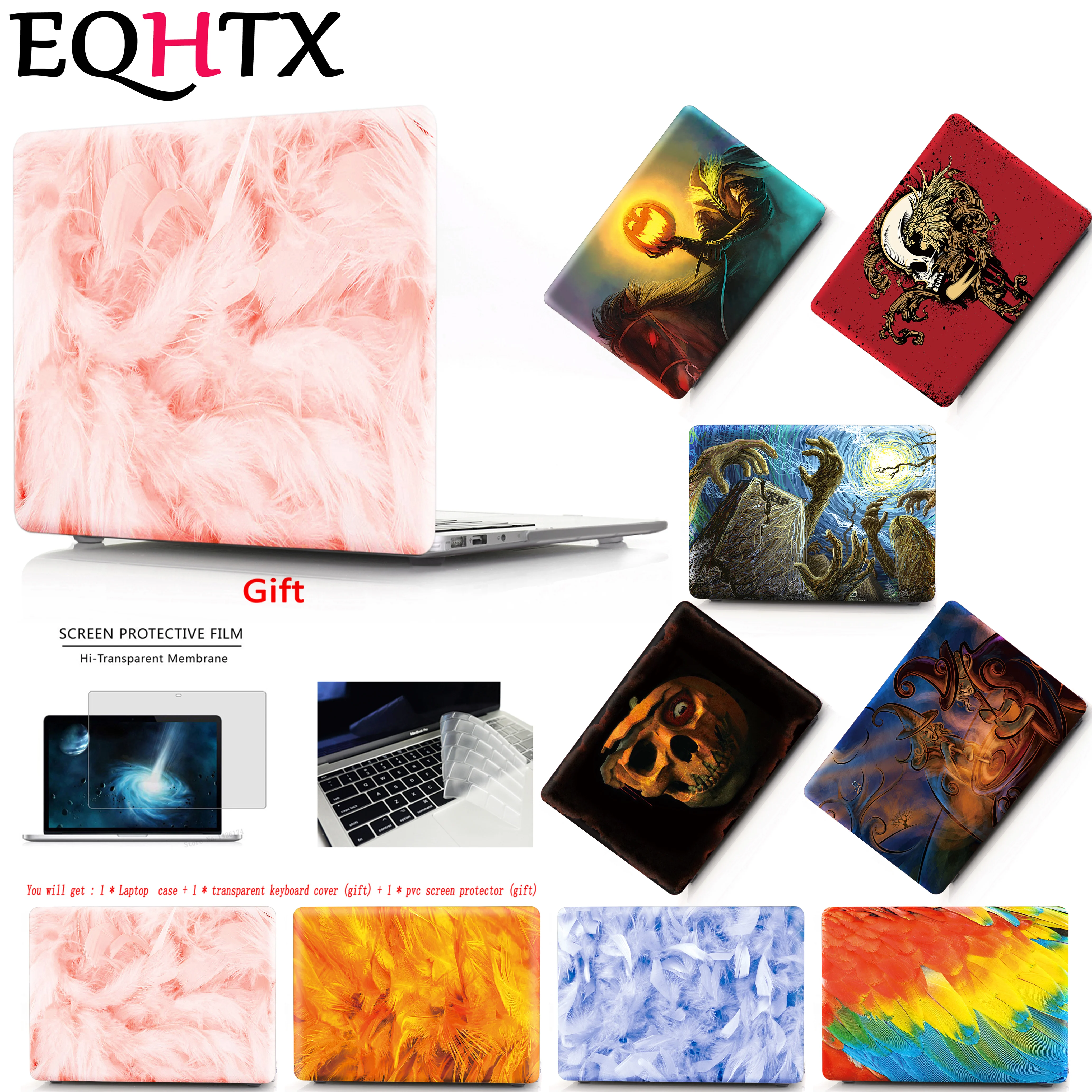 Популярный чехол с имитацией изображения для Apple Macbook Air Pro Retina 11 12 13 3 15 дюймов