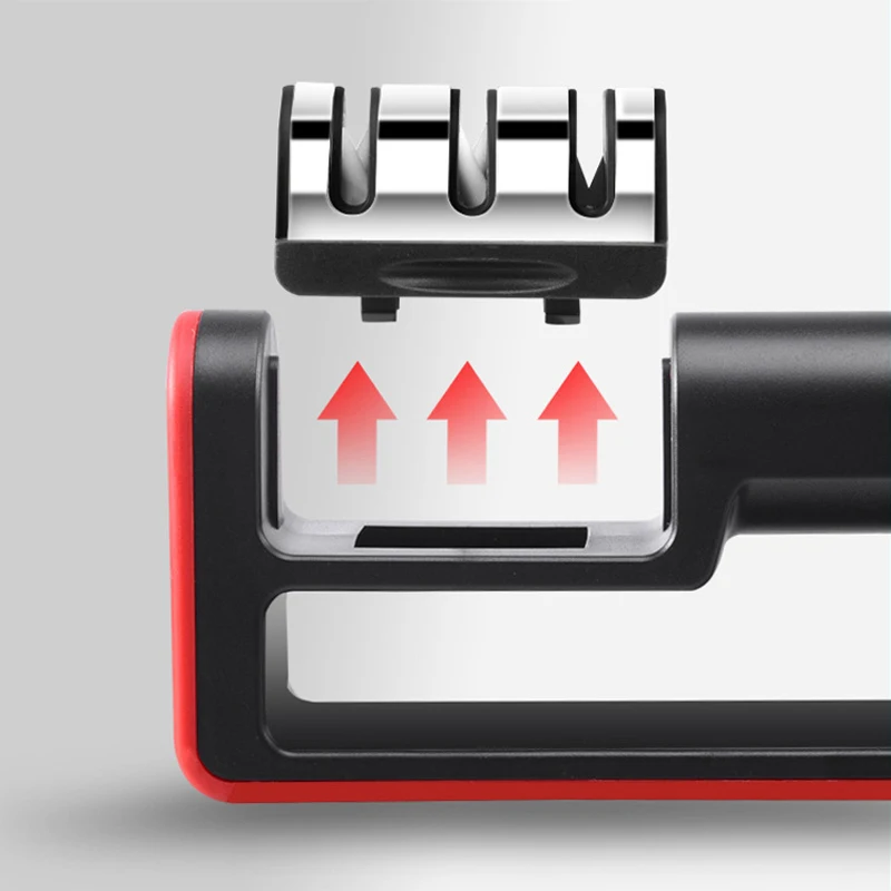 1 шт. 3 ступени профессиональная точилка для ножей кухонный точильный камень