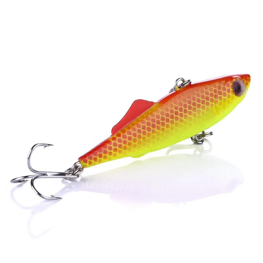 

1PCS Lifelike VIB Jig Sea Fishing Lures 70mm/16.5g Artificial Topwater Swim Minnow Hard Bait Wobblers Pesca Fishing Tackle