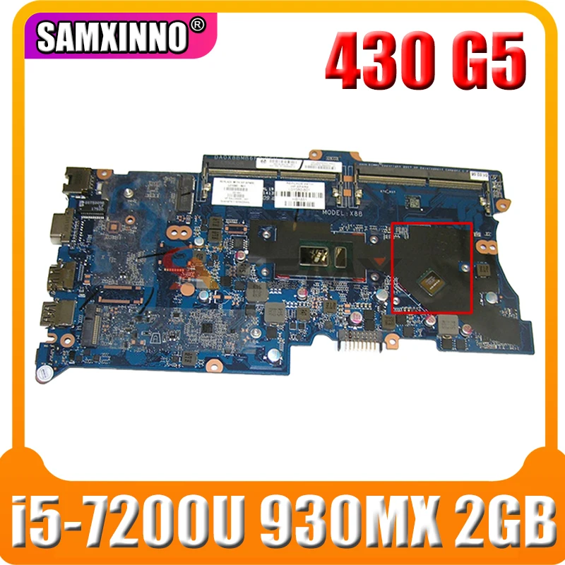 

L06798-001 для HP ProBook 430 G5 440 G5 материнская плата портативного компьютера с i5-7200u 930MX 2 Гб GPU DA0X8BMB6F0 DDR4 мб 100% тестирование Быстрая доставка