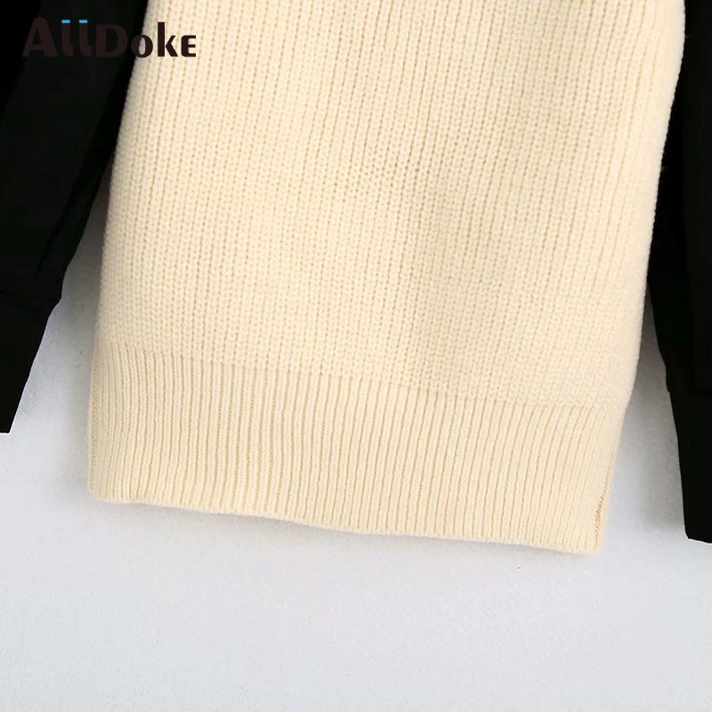 

ALLDOKE vintage casual ruffles blouse women summer square collar lantern sleeve knitted crop tops shirt ladies blouses blusas