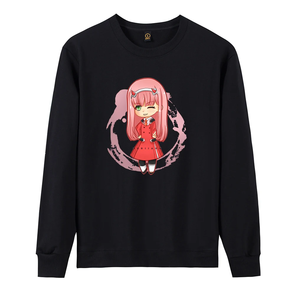 

Zero TWO Girls Hoodie Darling In The Franxx Women Sweatshirts Ulzzang Vintage Y2K Female Pullover Kawaii Japan Anime Sweatshirt