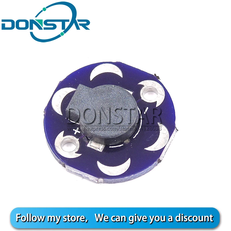 Новая круглая печатная плата LilyPad мини зуммер Module|Акустические компоненты| |