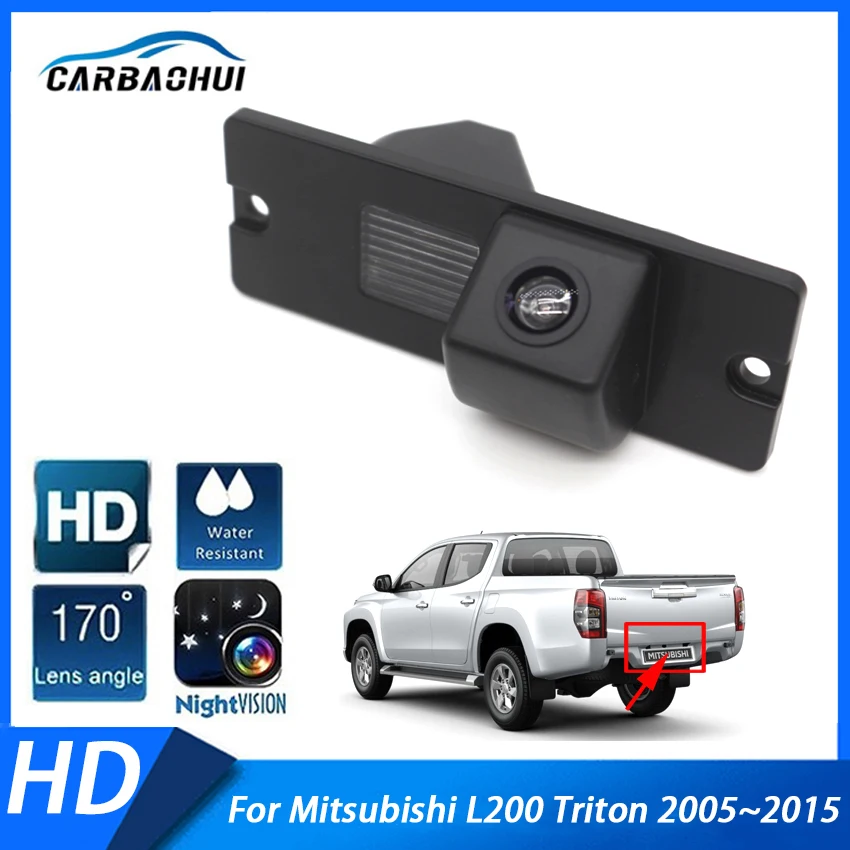 CCD Car Rear View Backup Reverse Parking Camera Night Vision Waterproof High quality RCA For Mitsubishi L200 Triton 2005~2015 CCD Car Rear View Backup Reverse Parking Camera Night Vision Waterproof High quality RCA For Mitsubishi L200 Triton 2005~2015