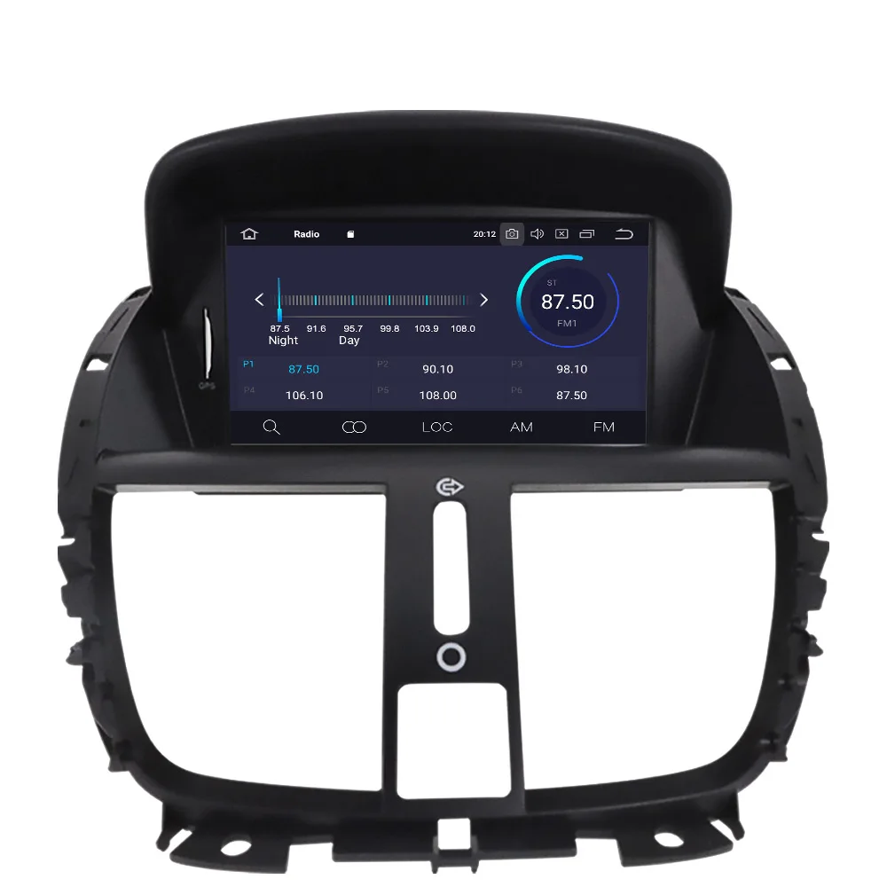 2 Din Android 10,0 автомобильный gps-навигатор dvd-плеер для peugeot 207 2008- Автомобильный блок радио мультимедиа ips экран карта ips