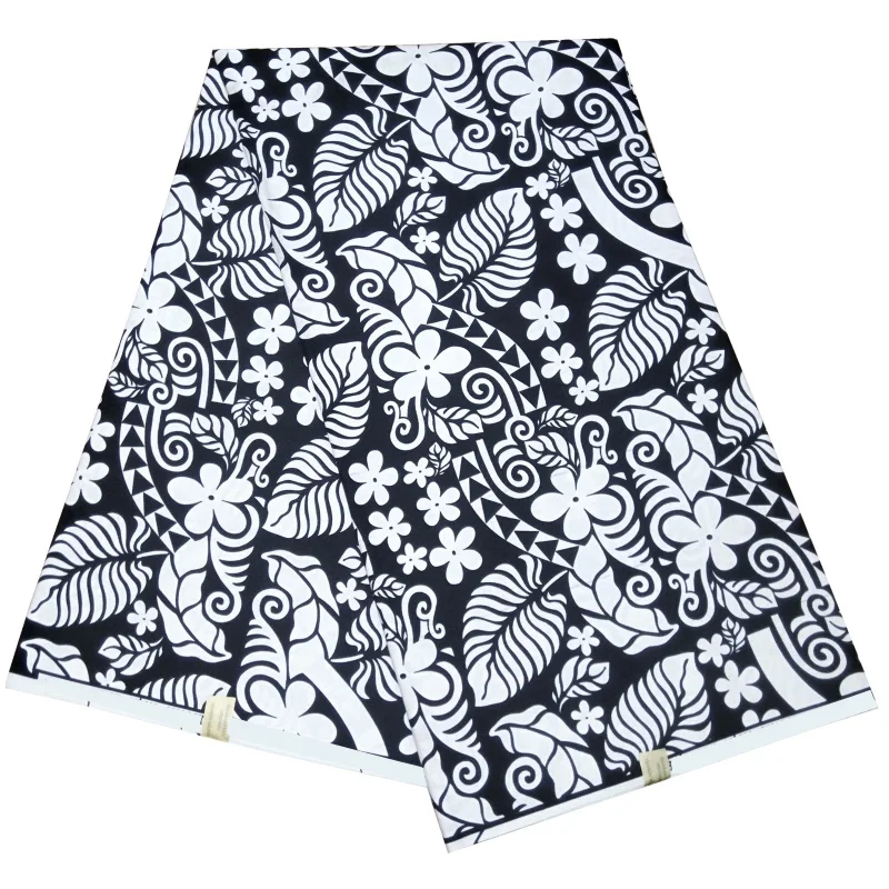 Не хлопковая ткань Анкара африканская вощеная принтом Хорошее качество 100%