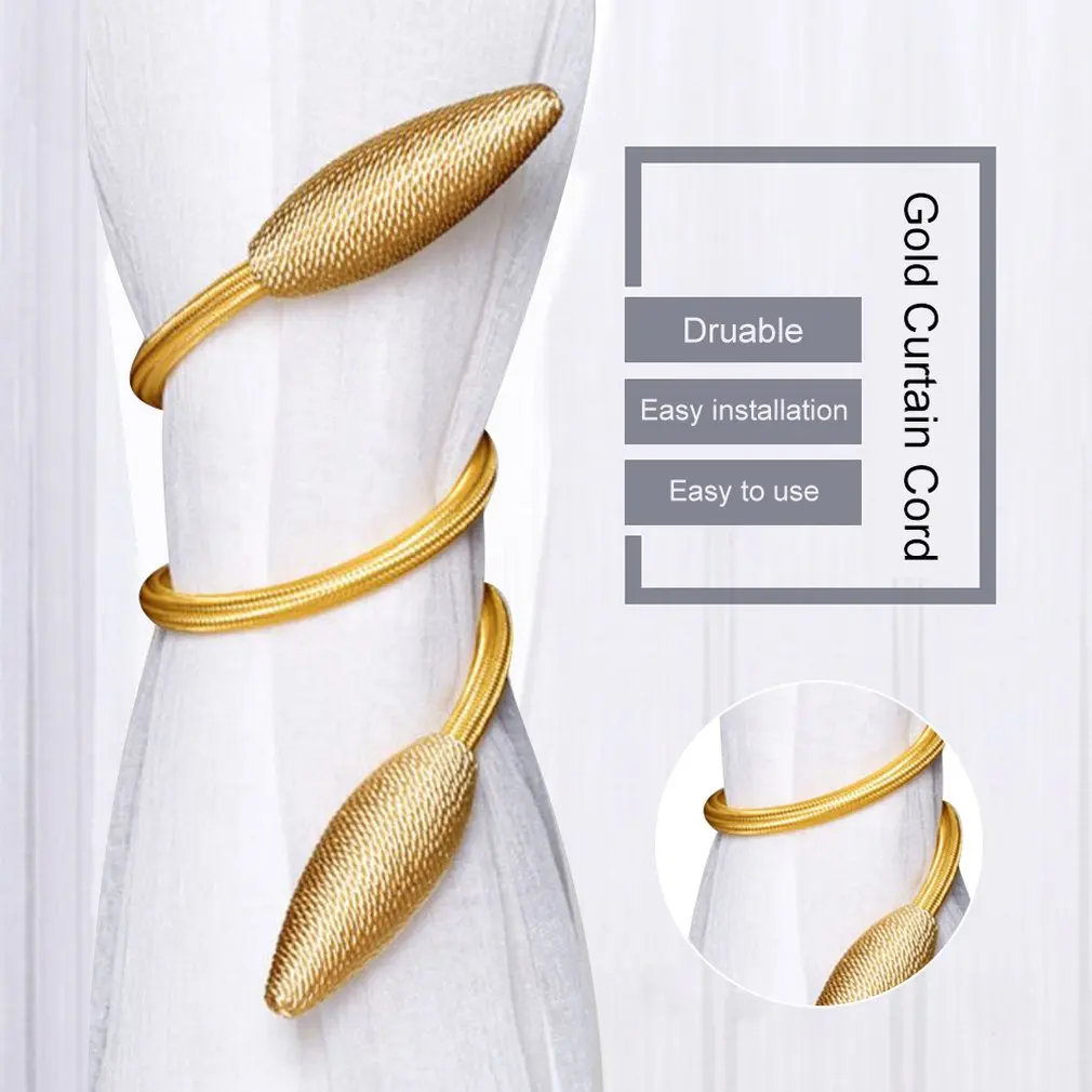 Магнитные Занавес Tiebacks универсальный занавес кольца для галстуков современный