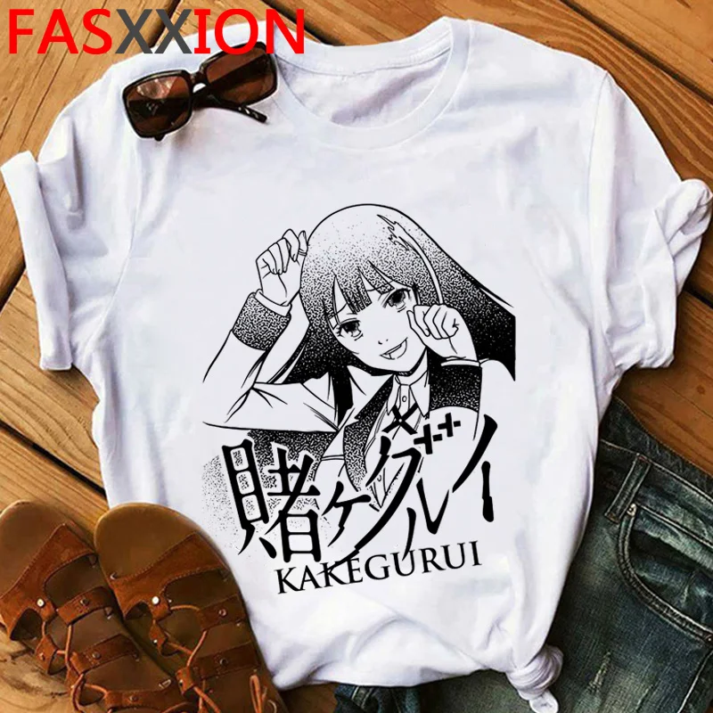 

Футболка с аниме Kakegurui, футболка, женская одежда для пар, уличная одежда tumblr 2021, футболка с принтом tumblr