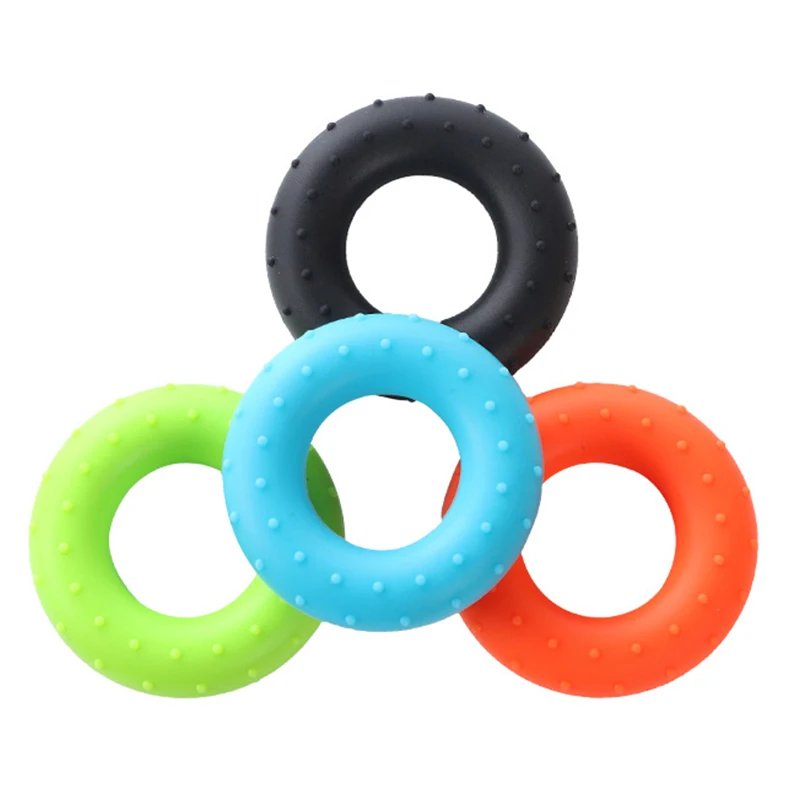 

Hand Grip Ring Silicone Gym Fitness Exerciser Grips Power Exercise Stress Ball Muscle Strength Sports Wrist Training Equipment