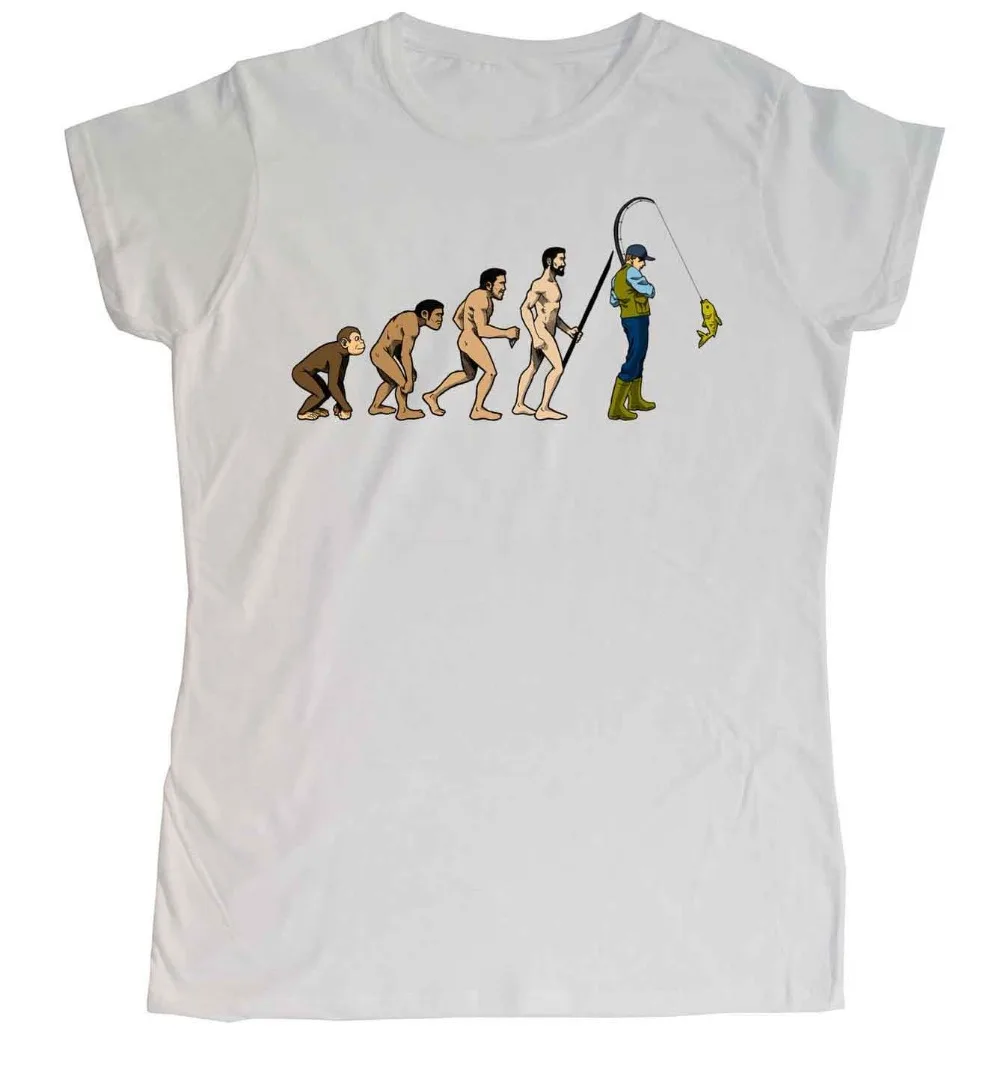

Brand New T Shirt Man Clothing Evolution Fish T-Shirt - Custom Made Tee Shirts Custom Aldult Teen Unisex Fashion Funny New
