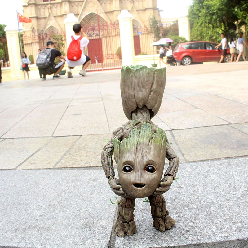 1:1 Размер Disney marvel Groot Guardians of the Galaxy Мстители Фигурки Модель Аниме Коллекция