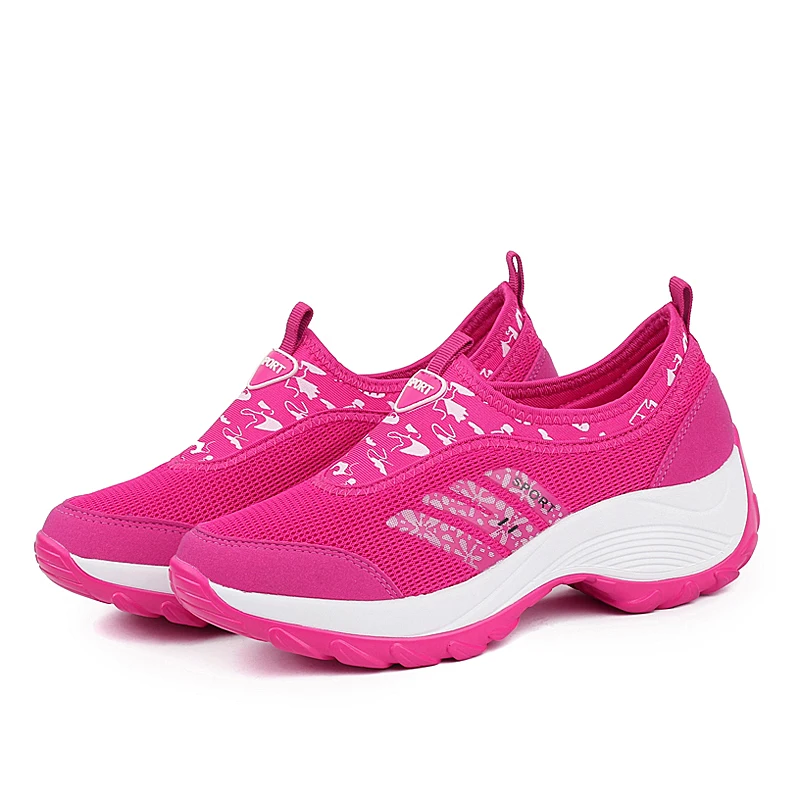 Женские туфли на платформе черные повседневные Балетки без застежки