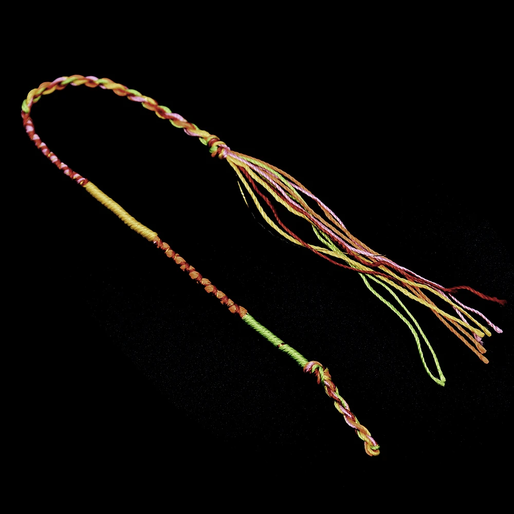 Новинка плетеные браслеты дружбы радужной расцветки для женщин 10 шт./компл.