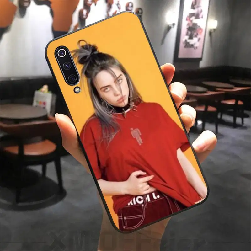 HaNismt красивый Eilish черный мягкий чехол для телефона Xiaomi mi 6 6plus a2 8 8se a2lite 8lite 9 9se