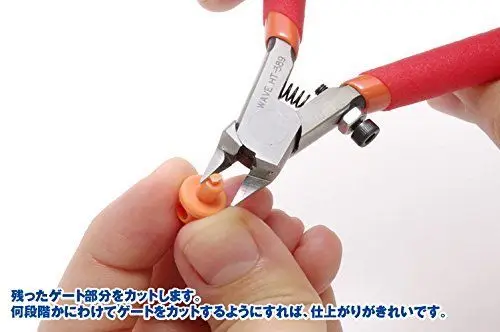 Пластиковые режущие плоскогубцы новые волнистые для пластиковой модели |