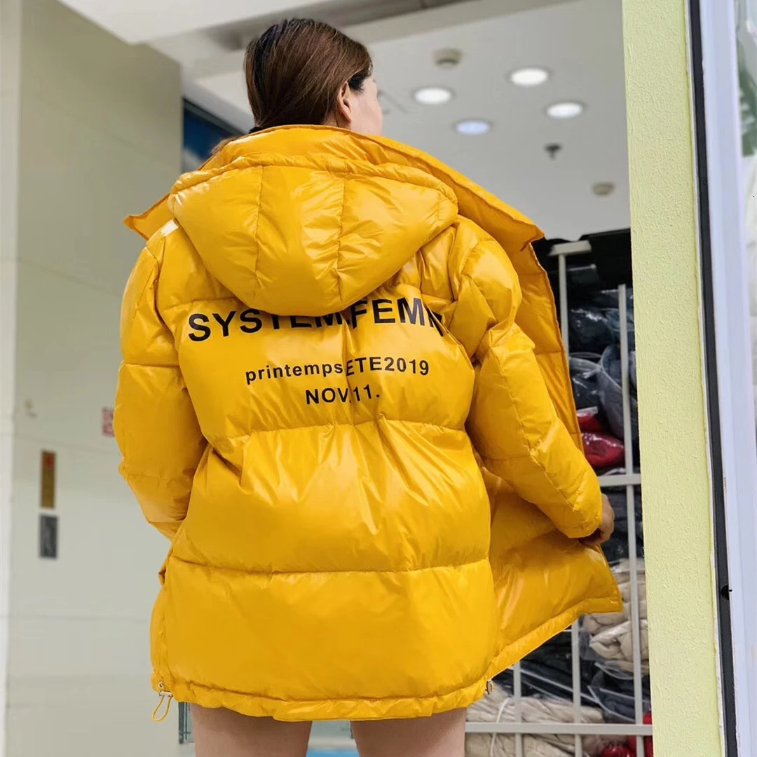 Женская куртка парка с капюшоном теплая Длинная утепленная большого размера YRF56