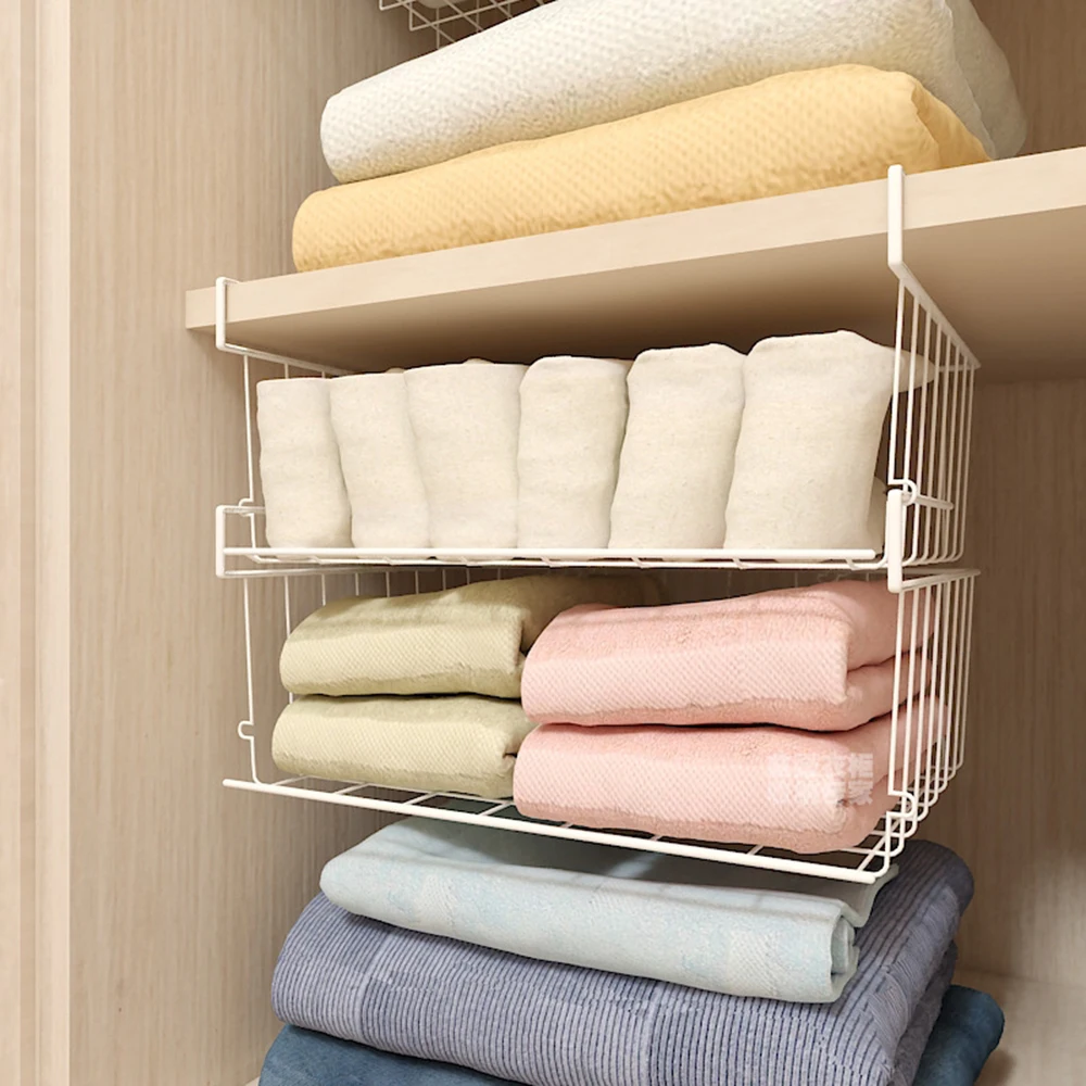 Новая Штабелируемая подвесная корзина под полкой подвесной из металлической