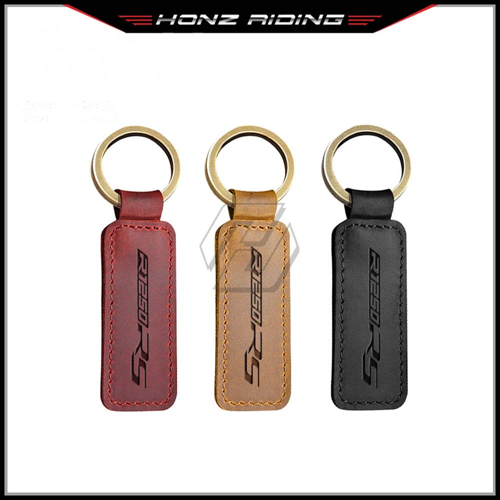 

For BMW R1250RS R1250 RS Motorrad Motorcycle Cowhide Keychain Key Ring