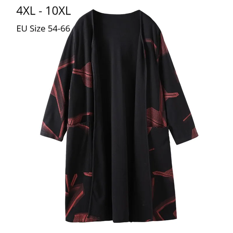 Женская Осенняя ветровка размера плюс 10XL 8XL 6XL 4XL Российские размеры 66 62 58 54 с
