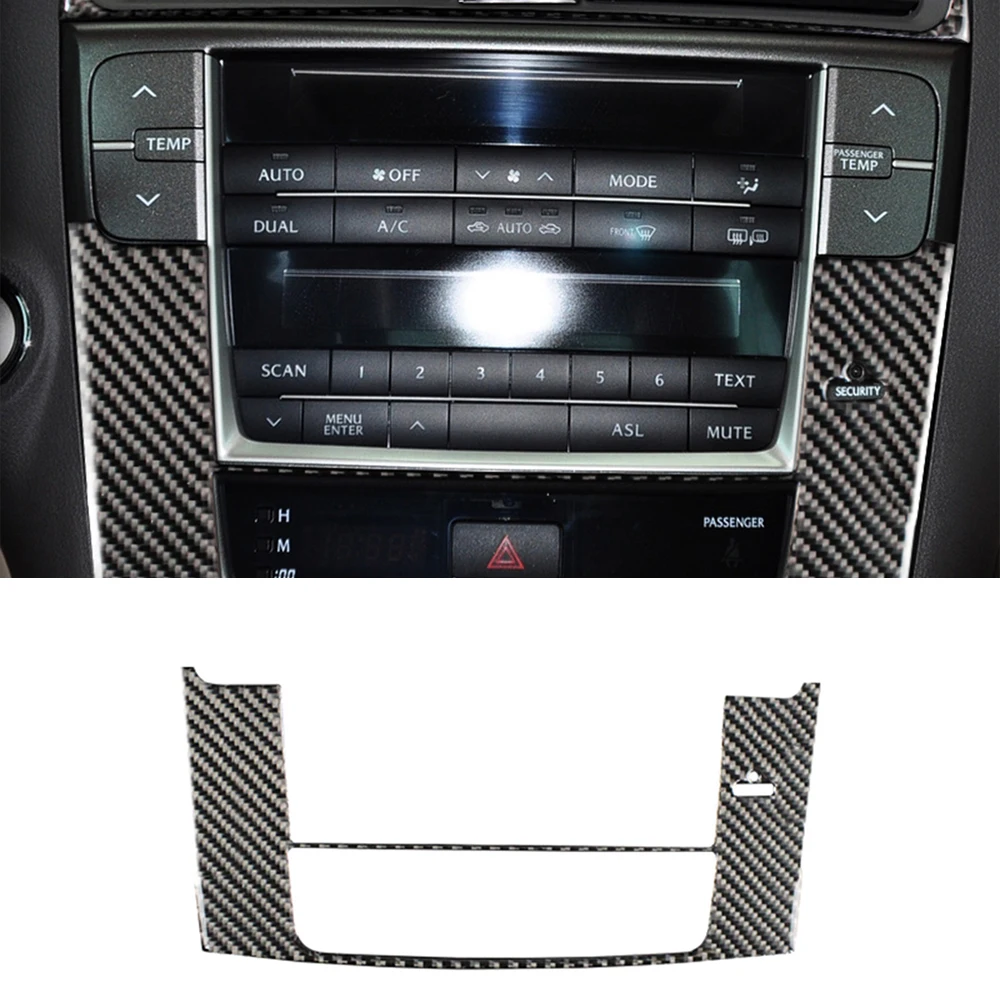 

Central Control Navigation GPS/CD Panel Decoration Cover Trim Sticker for Lexus IS IS250 300 350C 2006-2012 Car Accessories