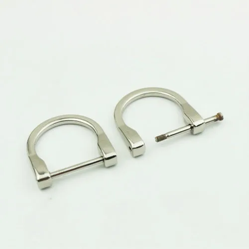 20Pcs 25mm Detachable O Dee Ring Buckles for Bag Belt Clasp Handbag Shoulder Strap Clip DIY Leather Crafts Hanger